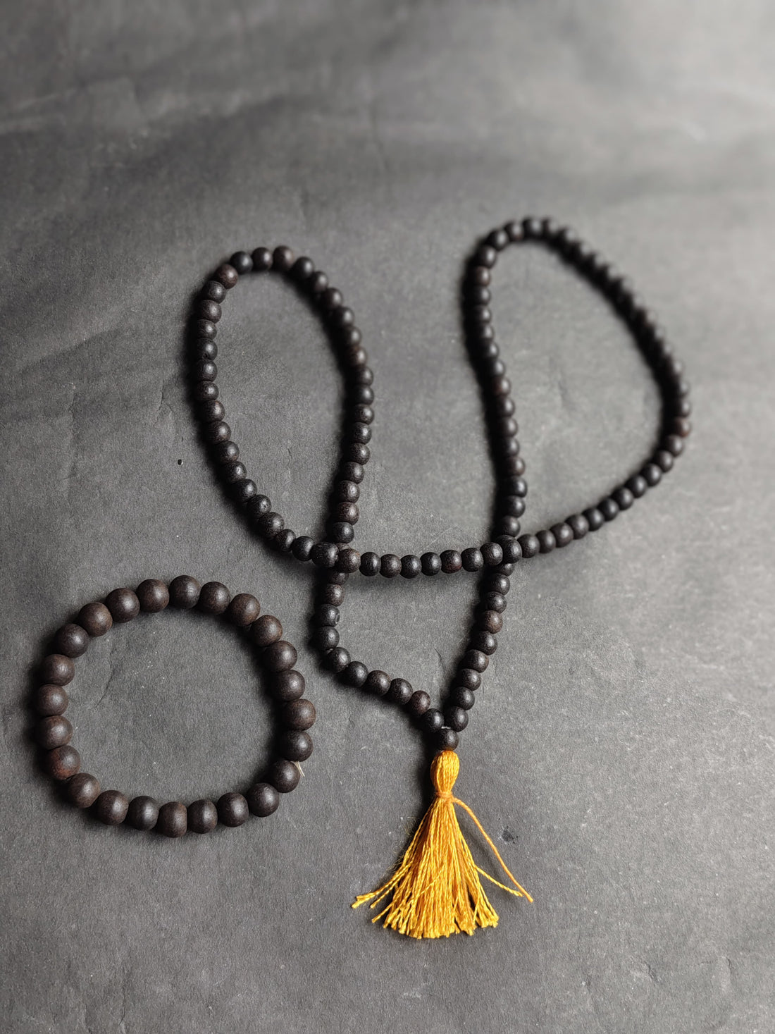 Karungali Mala & Bracelet Combo – Divine Protection & Strength Set 🔱