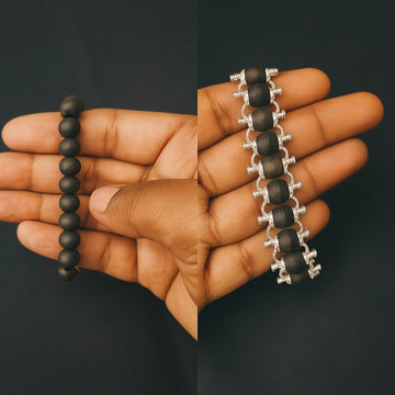 Karungali Duo – Spiritual Power Bracelet Combo
