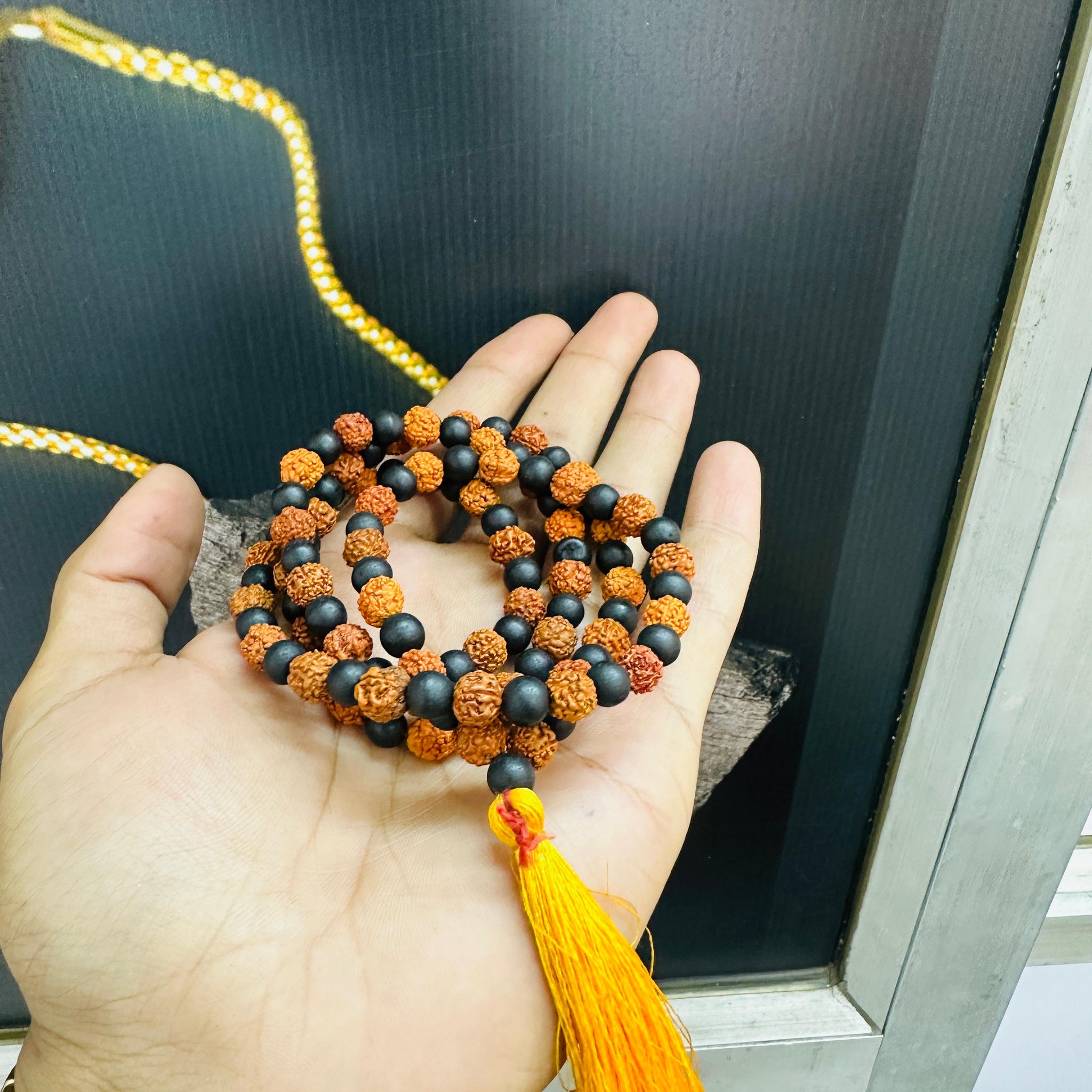 Beads Rudraksha + Karungali Mala ✨