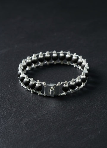 🔱🔱 Silver Plated Karungali Modern Bracelet